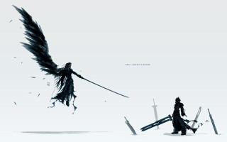 Sword bird person flying over - a sword and a bird free wallpaper