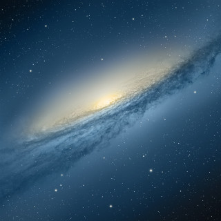 Colorful galaxy bright light stars 6 - the side of it free wallpaper