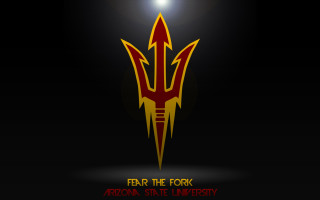 Dark background red yellow logo 4 - far free wallpaper