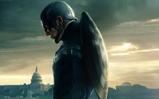 Man helmet shield cityscape cloudy - a cityscape free wallpaper for desktop