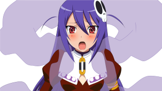 Cartoon character purple hair dress - purple hair free wallpaper for desktop