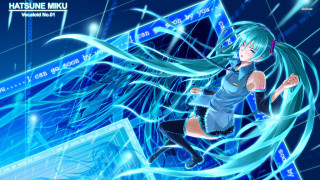 Anime girl flying long hair - a anime girl free wallpaper for desktop