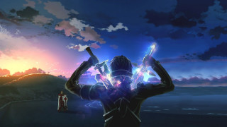 Woman swords man background sword - her hand and a man free wallpaper