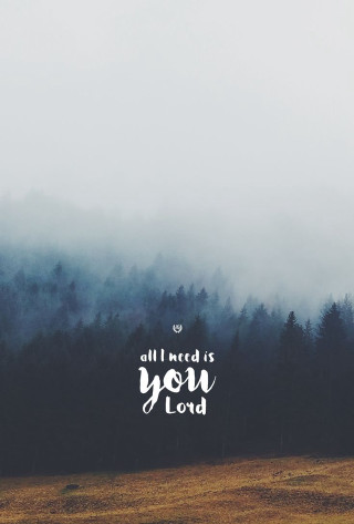 Field trees fog quote lord - free other wallpaper