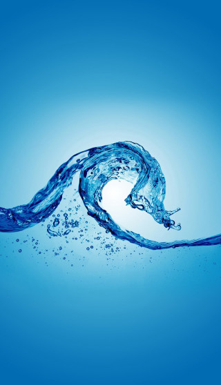 Wave water air blue background - the water free wallpaper