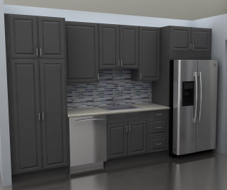 Kitchen refrigerator modern interior design - beeple free wallpaper