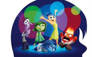 Cartoon characters blue background colorful - a group of cartoon characters free wallpaper