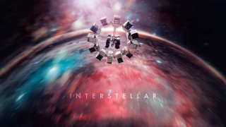 Space station star interstellar image - a star in the middle of it free wallpaper