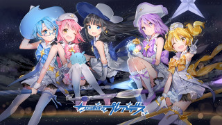 Anime girls hats stars heads - a group of anime girls free wallpaper