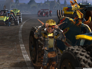 Cartoon character monster truck dog - cliff childs free wallpaper
