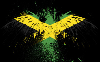 Bird yellow green wing black - a silk screen free wallpaper