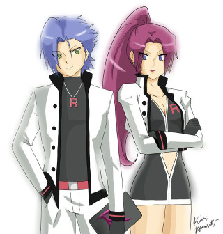 Anime characters standing next to 5 - concept art free wallpaper