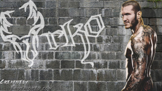 Man tattoo brick wall graffiti - a large sign free wallpaper
