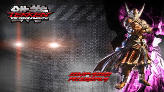 Man armor sword purple background - text free wallpaper
