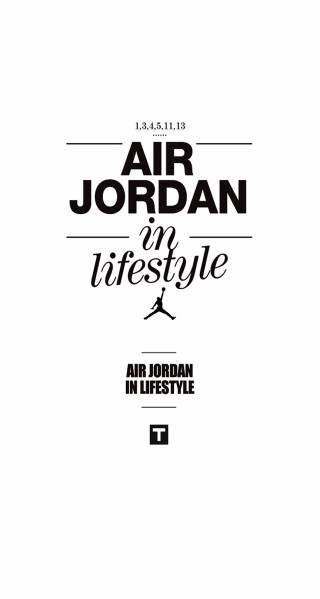 Air jordan white poster black - international typographic style free wallpaper