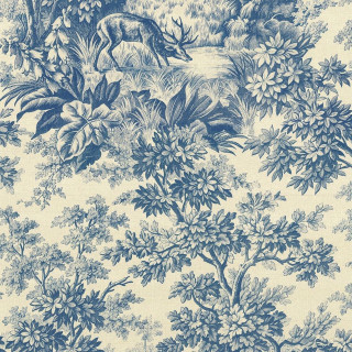 Blue white wallpaper deer flowers - wallpaper free wallpaper