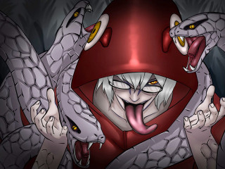 Demon honeycomb red skin sharp - adam manyoki free wallpaper