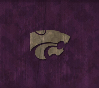 Kansas state logo purple background - grungy free wallpaper