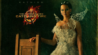 Woman white dress chair fire - a fire free wallpaper