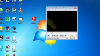 Computer screen icons mouse middle - video art free wallpaper