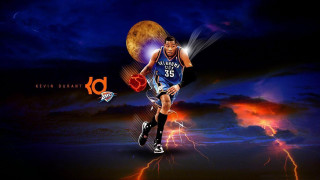 Basketball player running ball lightning 5 - dave arredondo free wallpaper