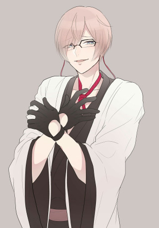 Person glasses white shirt black - glass free wallpaper