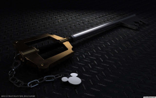 Large metal object chain black 2 - a black surface free wallpaper