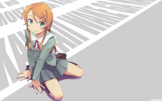 Girl short skirt sitting ground - hint of yayoi kasuma free wallpaper