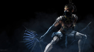 Woman mask wings face body - her face and body free wallpaper