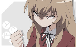 Anime girl blonde hair bow 4 - serious free wallpaper