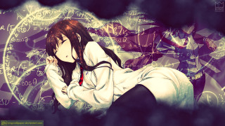 Girl long hair white shirt 14 - number free wallpaper