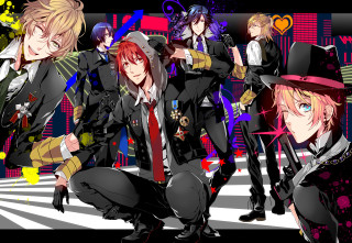 Anime characters black outfits city - dr. atl free wallpaper