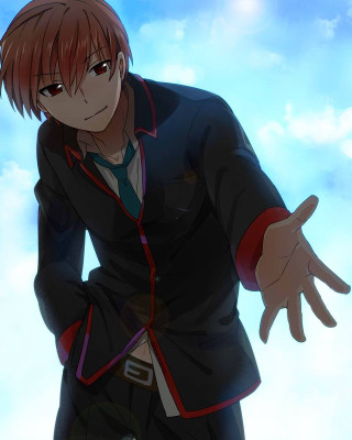 Man suit tie blue sky - ufotable free wallpaper