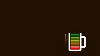 Brown mug battery abstract rendering - golden ratio illustration free wallpaper