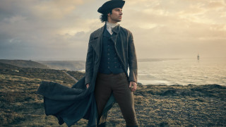 Man hat coat hill ocean - david dougal williams free wallpaper