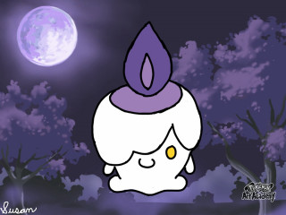 Cartoon white skull purple hat - a white skull free wallpaper