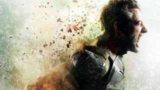 Bearded man armor rainy window - marvel comic free wallpaper