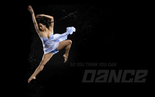 Dancing woman white dress aurora - leg free wallpaper