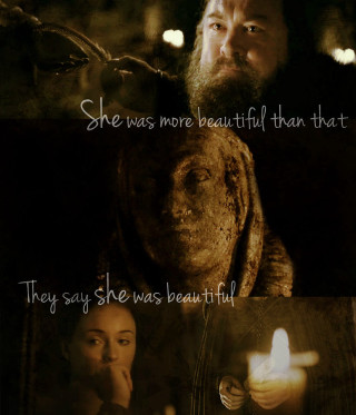 Bearded man woman candle gameofthrones - a statue free wallpaper