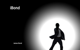 Man suit walking dark light - a quote above free wallpaper