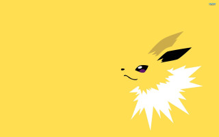 Yellow background pikachu face black - a black outline free wallpaper