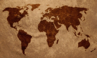 World map brown background border 4 - a brown border free wallpaper