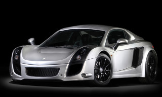 White sports car dark room 2 - ray free wallpaper