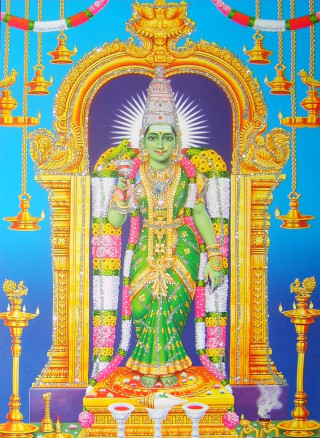 Hindu god throne blue background - ella guru free wallpaper