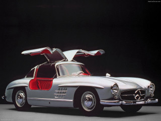 Mercedes 300sl sports car surfboard - a surfboard free wallpaper