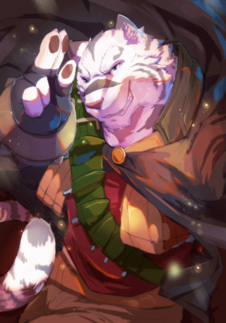 Cat scarf gun fanqi furry - its neck free wallpaper