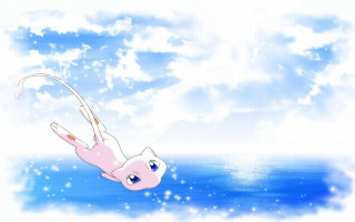 Cartoon character floating water sky - sky free wallpaper for desktop