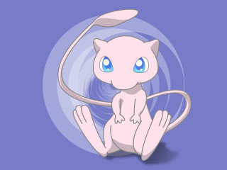 Cartoon cat sitting blue background - catrin g grosse free wallpaper