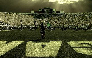 Man running field flag football 2 - a flag free wallpaper