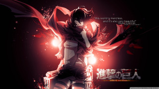 Woman red cape black background 2 - a red cape free wallpaper